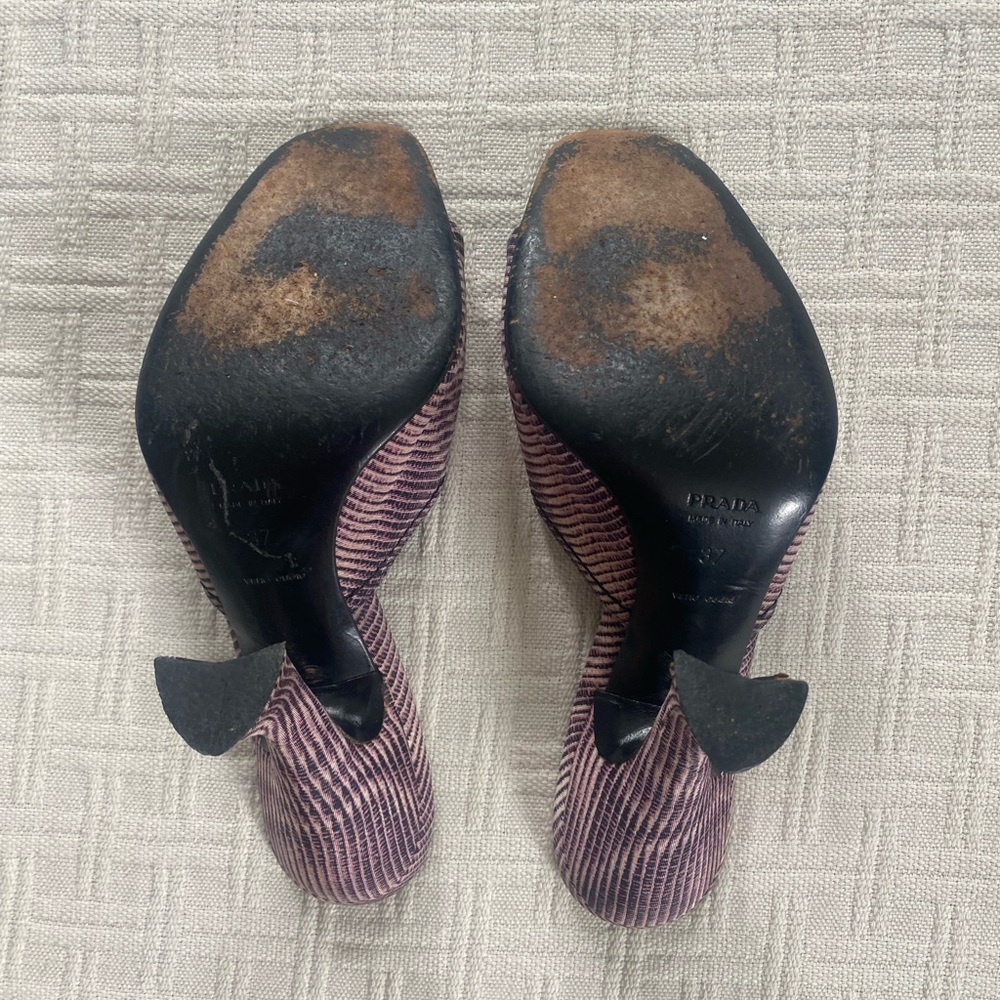 Prada rhinestone heels. - Picture 8 of 8